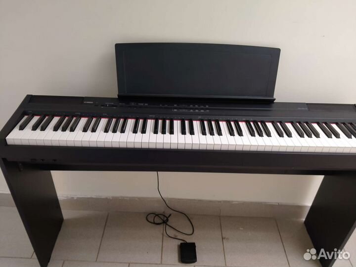 Цифровое пианино Yamaha p-105 чёрное