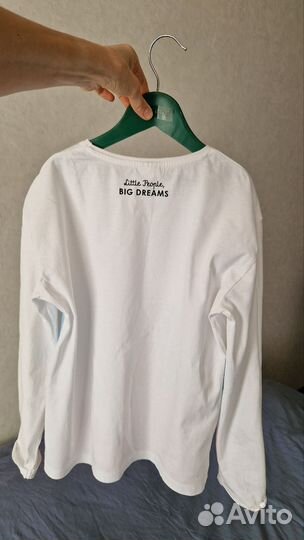 Лонгслив zara (Зара) для девочки 152, хлопок 100%