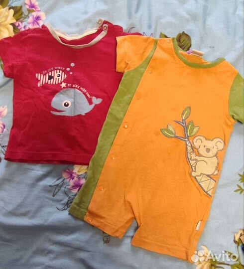 Вещи пакетом на мальчика 62 68