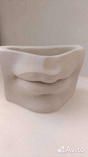 Органайзер, губы Давида, кашпо, декор для дома