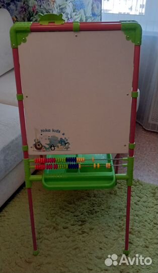 Мольберт напольный 2-сторонний развивающий