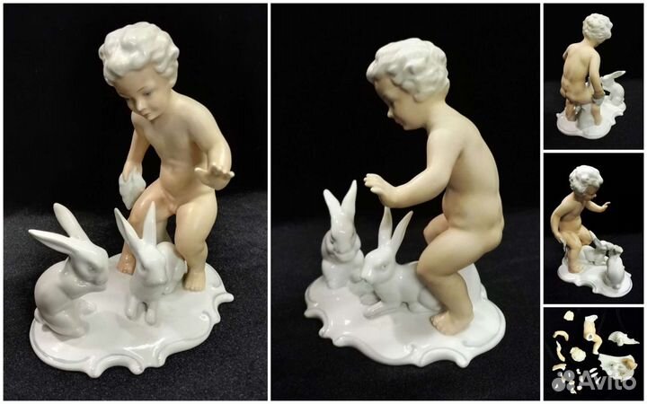 Ремонт, реставрация статуэток, посуды и кукол