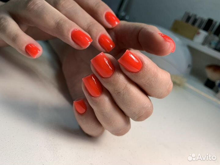 Маникюр с покрытием гель лак