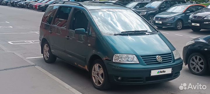 Volkswagen Sharan 1.8 МТ, 2001, 421 000 км
