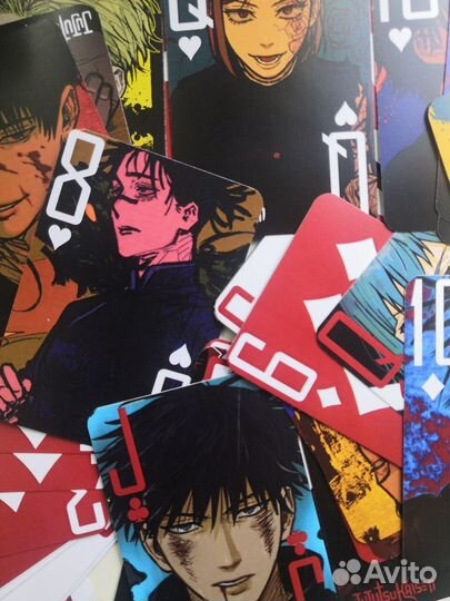 Карты игральные по аниме 