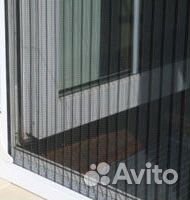 Москитные сетки плиссе на окна и двери