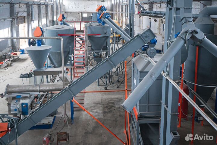 Автоматизированная линия гранулирования корма