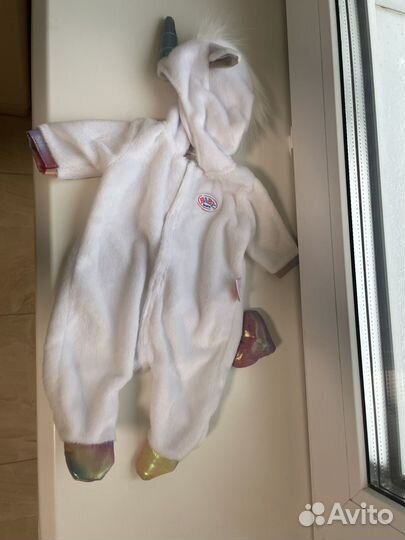 Baby born 43см набор одежды Сказочный единорог