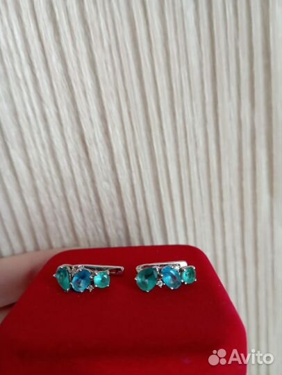 Серьги серебро 925