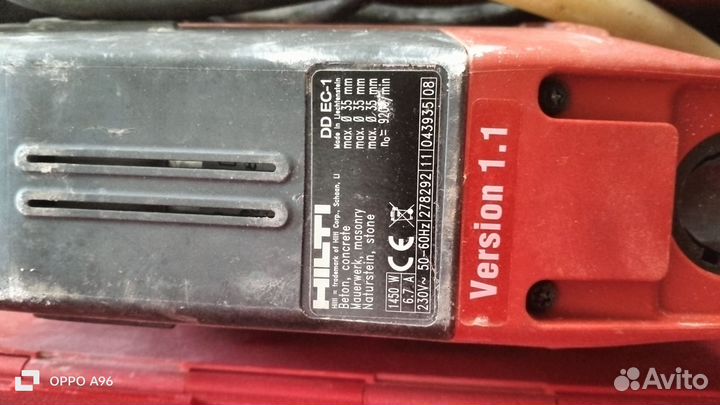 Установка алмазного бурения hilti dd ec-1