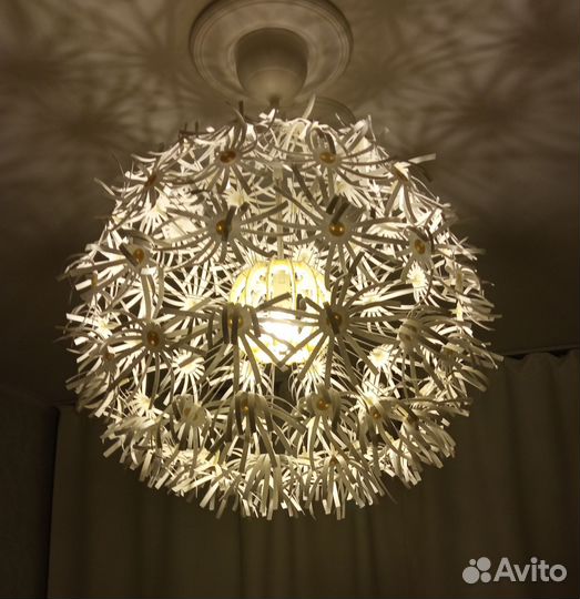 Люстра шар икея