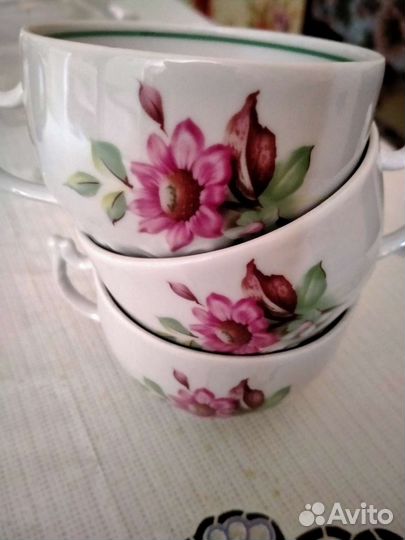 Чайный сервиз вербилки СССР