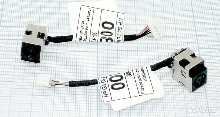 Разъем HP G4-1000 с кабелем