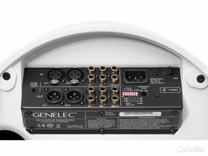 Genelec F2BWM Subwoofer F Two white монитор