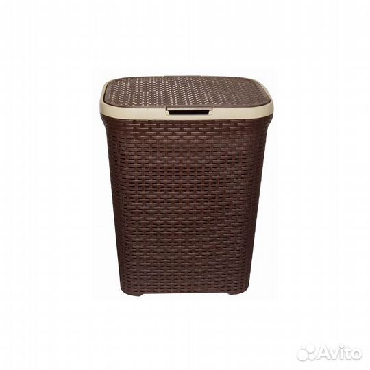 Корзина 40,0 л для белья Ротанг коричневый