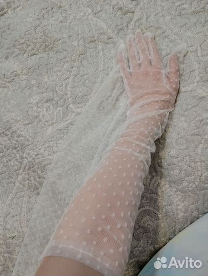 Перчатки кружевные