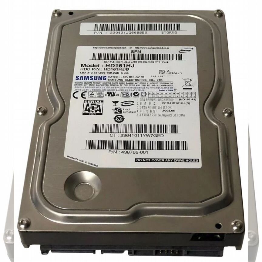 [438766-001] Жесткий Диск Hp 160gb Sata2 3,5" Hdd 438766-001