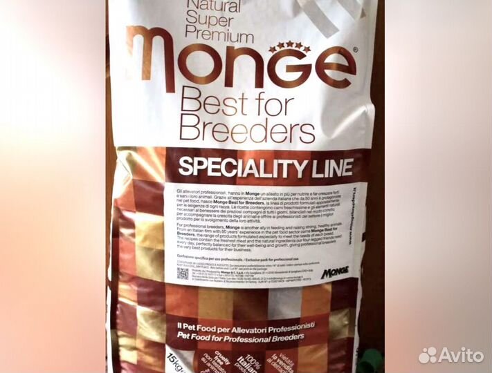 Монж корм для собак Монж