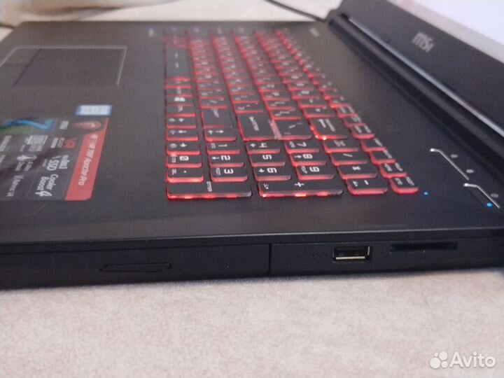 Игровой ноутбук msi