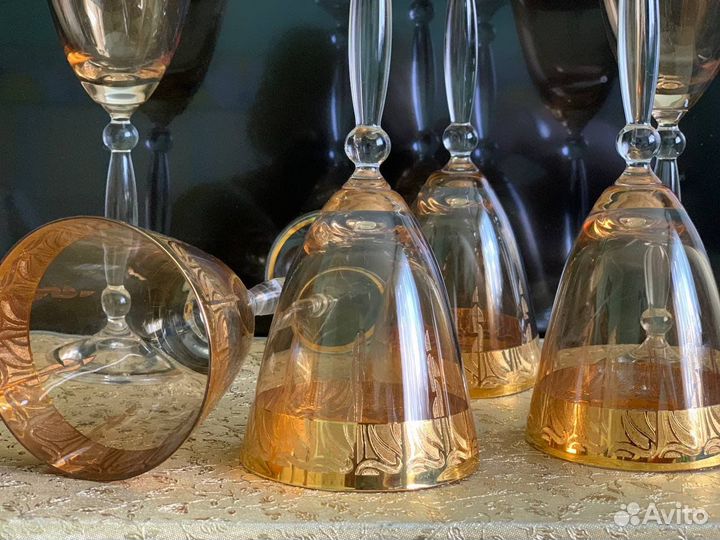 Набор бокалов и рюмок Богемия Чехия