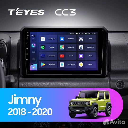 Магнитола Teyes Suzuki Jimny CC3L CC3 2k