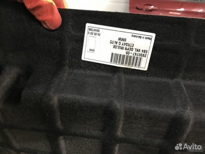 Обшивка багажника Bmw Х1 E84