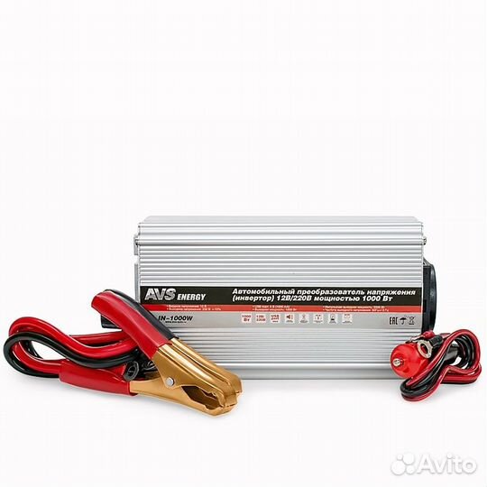 Преобразователь напряжения AVS, 12V-220В, 1000w