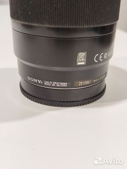 Объектив sony