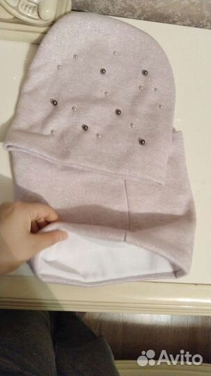 Новая шапка со снудом на флисе