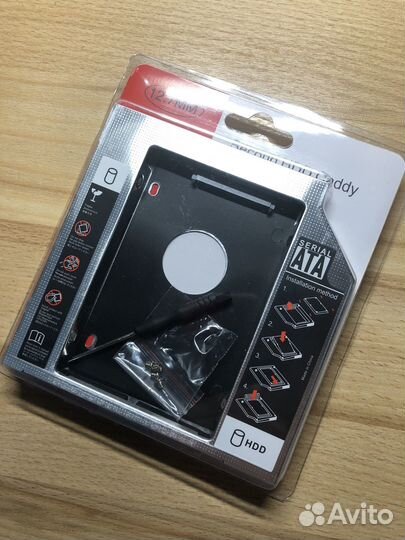 Салазки для hdd ssd 2.5 на ноутбук вместо dvd