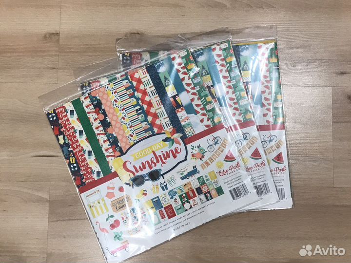 Бумага и 3d наклейки для скрапбукинга