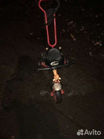 Велосипед детский трёхколёсный с ручкой