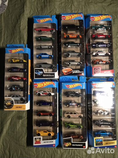 Наборы Hot Wheels 5-pack