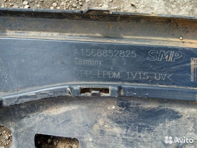 Юбка заднего бампера Mercedes X156 GLA-Classe