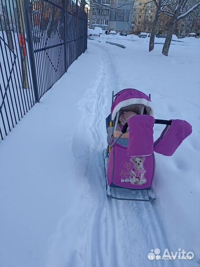Коляска сани