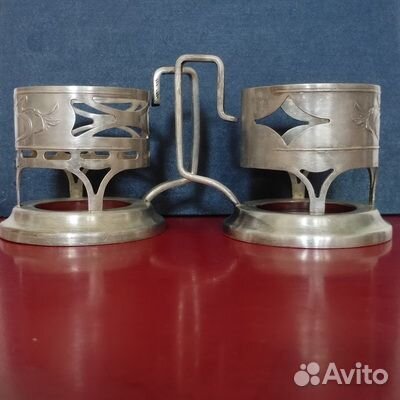 Подстаканники мельхиор СССР