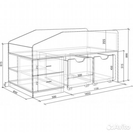 Детская кровать Легенда-8