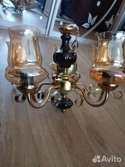 Люстра потолочная бу