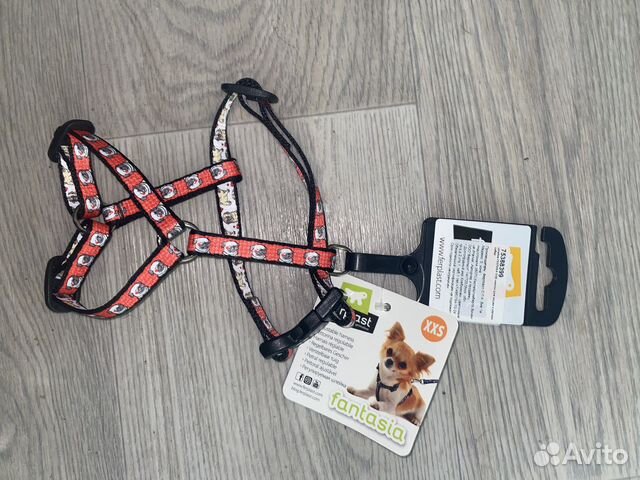 Шлейка нейлон для кошек и мелких собак Fantasia