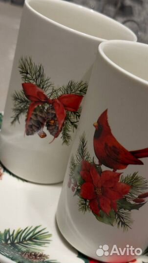 Набор кружек и тарелки