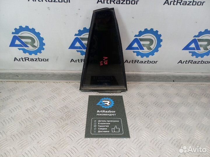 Стекло двери задней правой (форточка) Toyota Rav 4