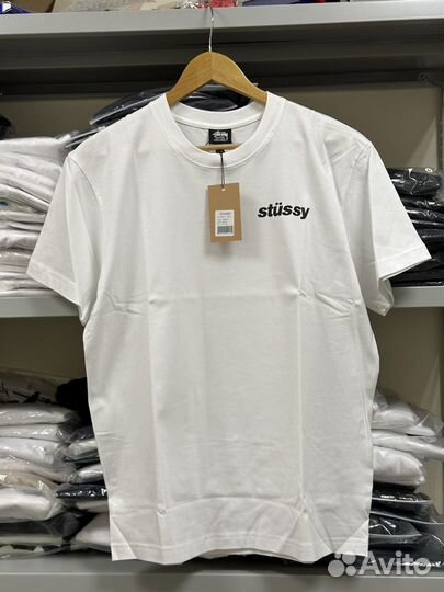 Футболка Stussy SS22 Ice Cream белая