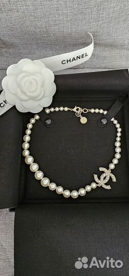 Колье Chanel жемчуг