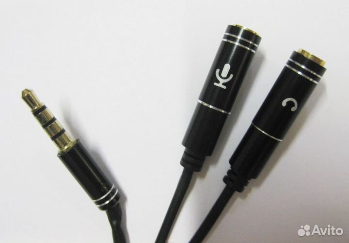 Переходник аудио для компьютерных наушников