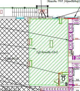 Свободного назначения в тс Пятерочка, 53 м²
