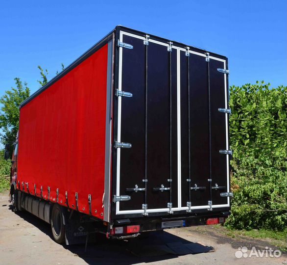 Замки на ворота полуприцепа, воротные петли фур