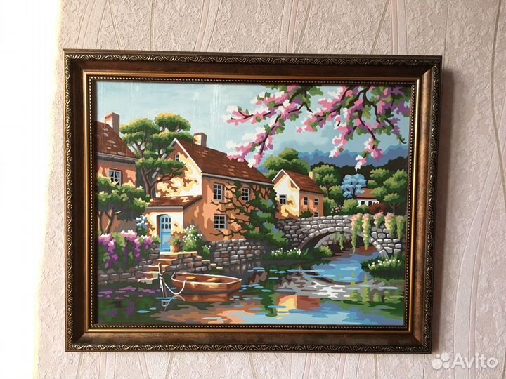 Готовые картины по номерам