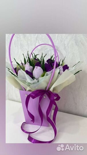 Съедобные букеты из конфет