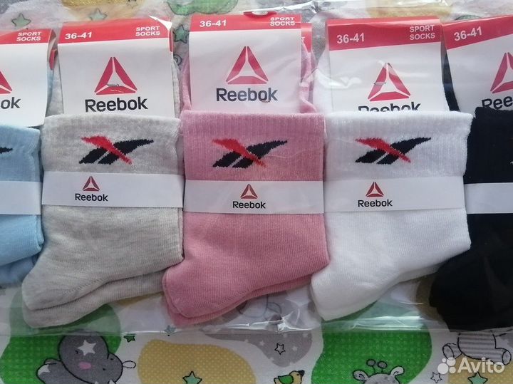 Носки женские Puma, Adidas, Nike, Fila, Reebok