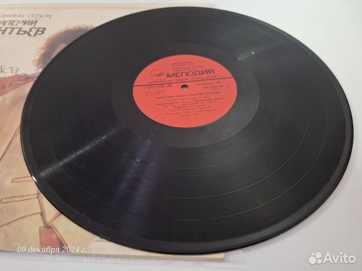 Леонтьев Виниловая пластинка